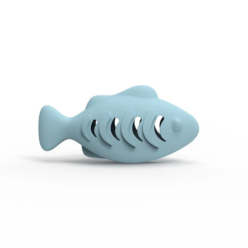 Soft Safe Silicone Fish Cat Toy Catnip Durable Molar Relaxing – 6 Colors