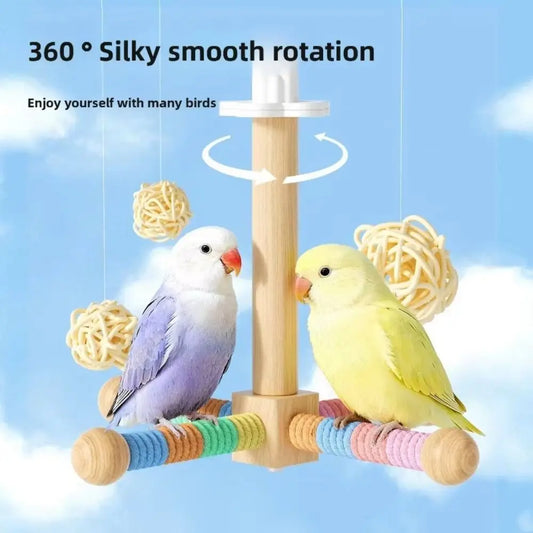 360° Rotatable Rotating Windmill Bird Perch - ProPawPet.com