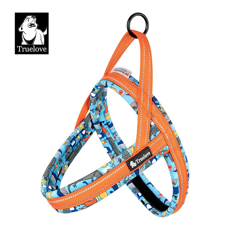 Truelove Floral Printing Mesh Padded Harness - ProPawPet.com