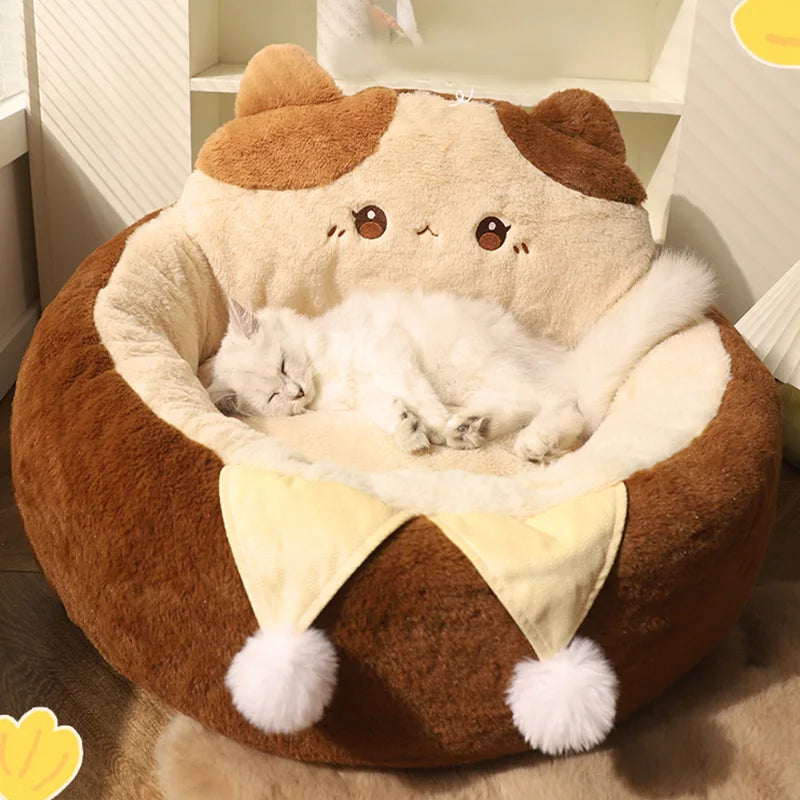 HOOPET Cats Sofa Dogs Bed Round Cat Pad - ProPawPet.com