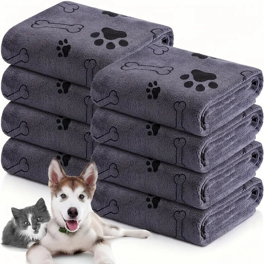 1-2pcs Quick-Drying Microfiber Dog Towel - ProPawPet.com