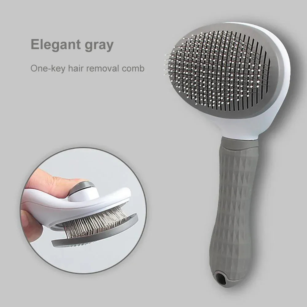 Dog Hair Remover Brush Cat Grooming and Care Comb – 6 Colors