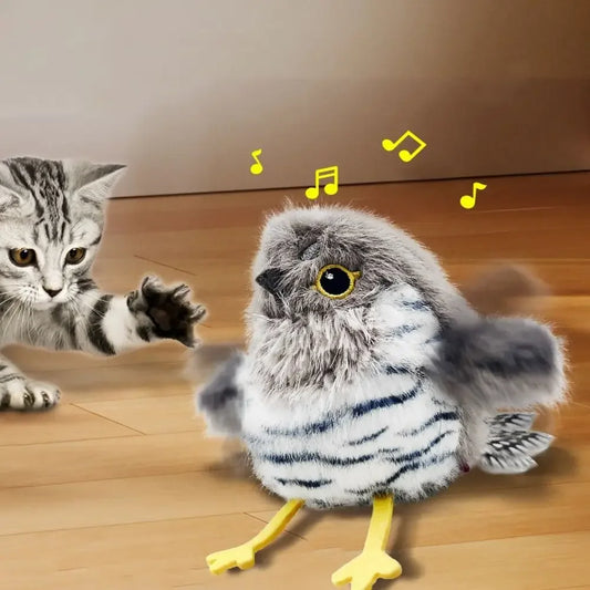 Electric Chirping Bird Toy USB Rechargeable - ProPawPet.com