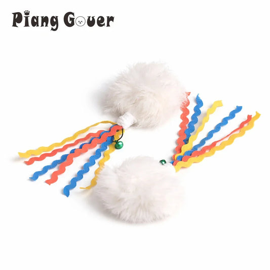 3pcs Plush Rabbit Hair Ball Cat Toy Teaser - ProPawPet.com
