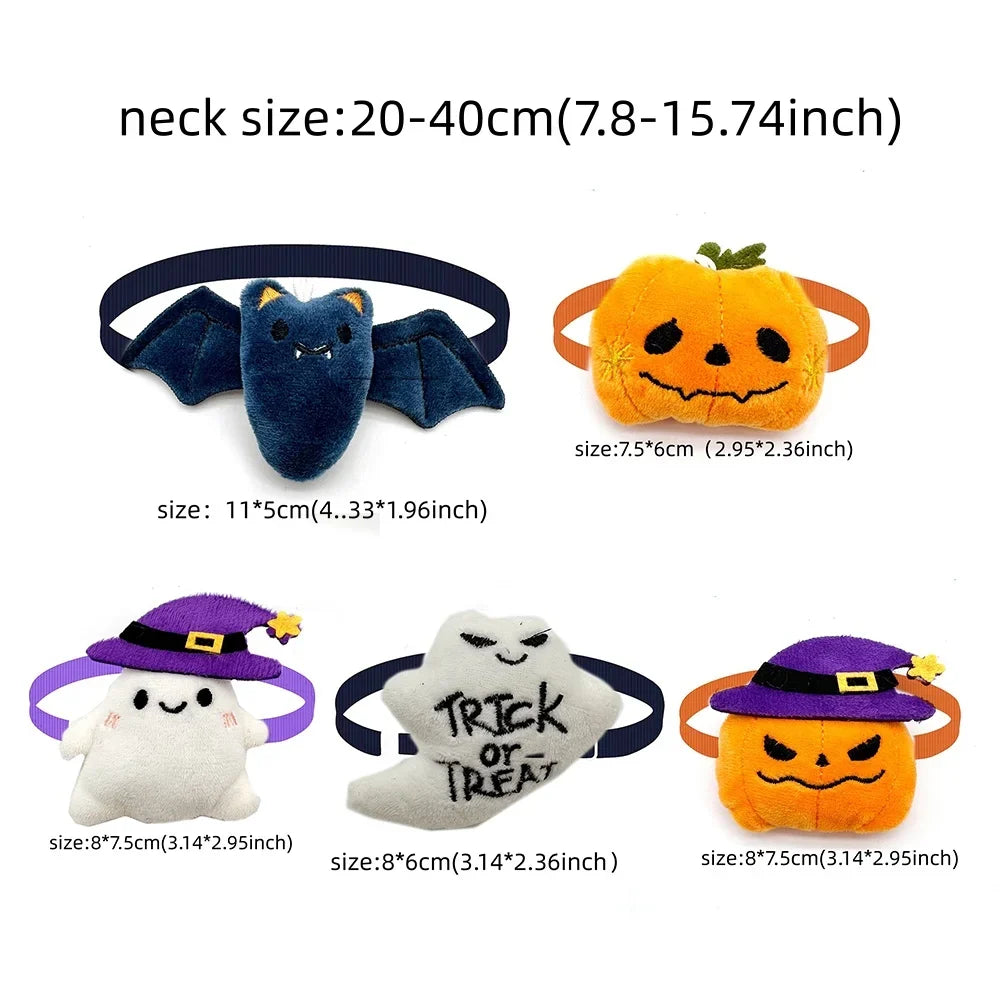 30/50pcs Pet Dog Halloween Bow Ties Holiday - ProPawPet.com
