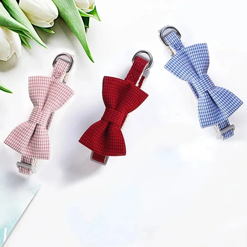 Cute Cat Collar with Bow Tie Adjustable - ProPawPet.com