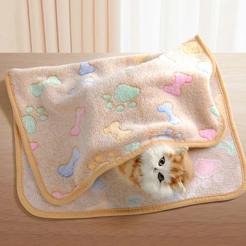 Winter Velvet Pet Sleeping Warm Blanket with - ProPawPet.com