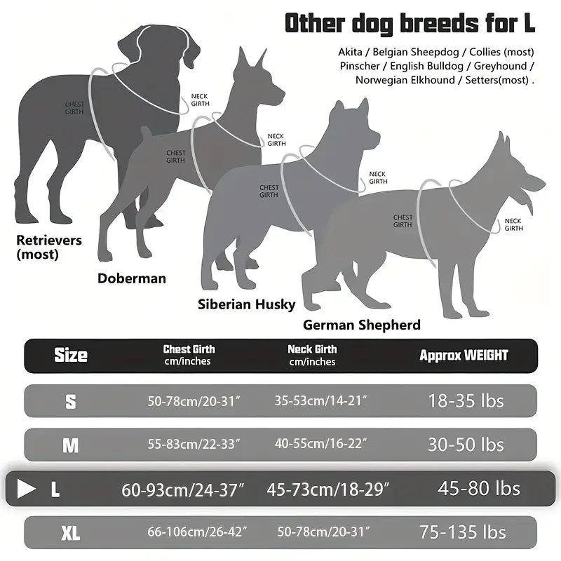 Painless No Pull Large Dog Tactical Harness - ProPawPet.com