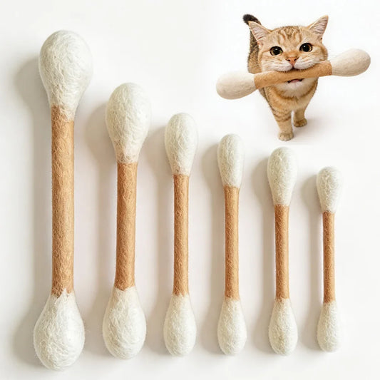 Creative Large Catnip Cotton Swab Rope Toys - ProPawPet.com