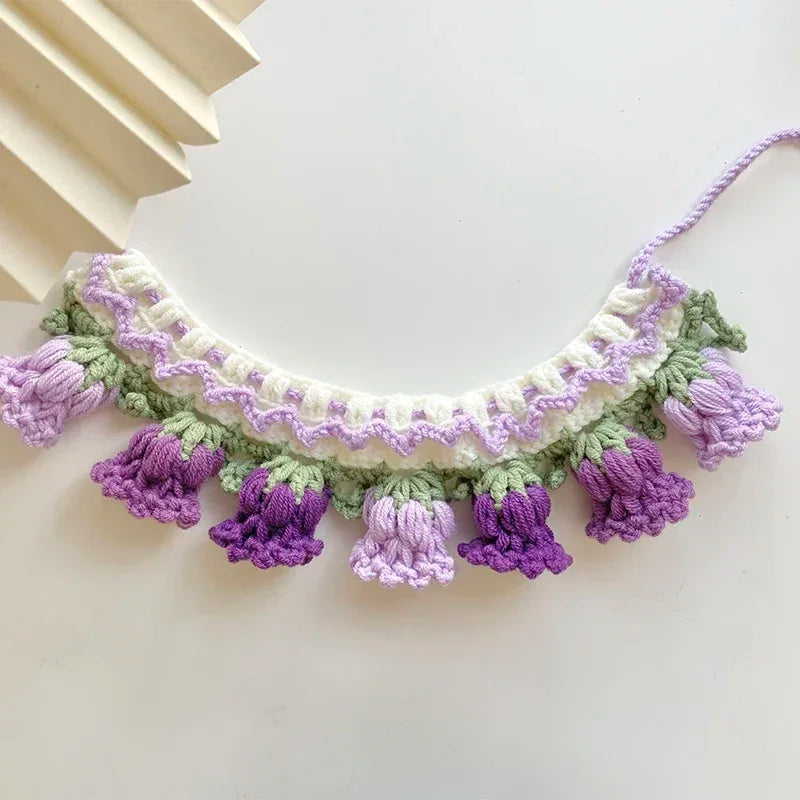 Pure hand knitting Cat Dog Knitted Collar - ProPawPet.com