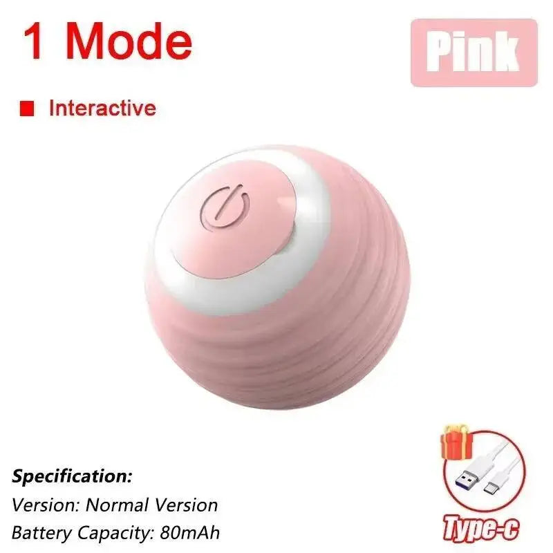 Interactive Cat Toy Ball with Bird Chirping Super Drive – 7 Colors