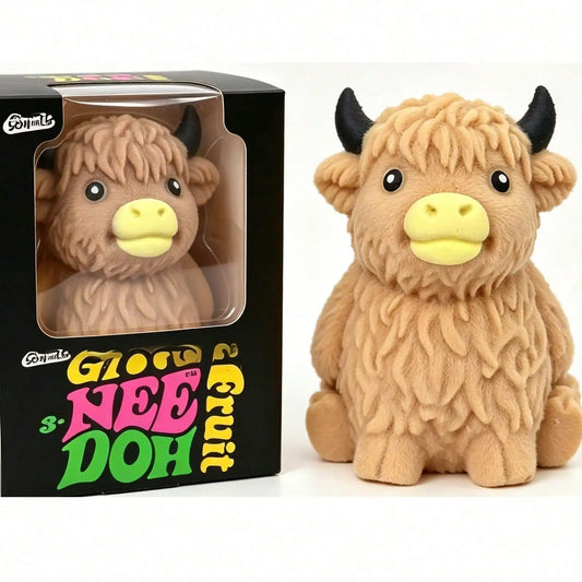 Soft Popular Products Scottish Highland Cow Stress Relief Toy