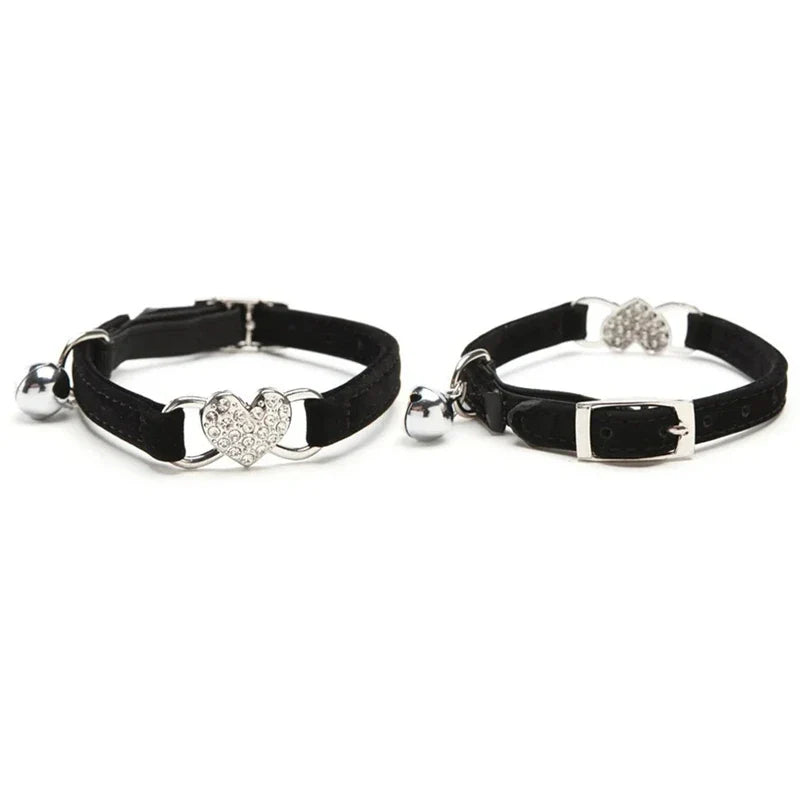 Heart Charm and Bell Cat Collar Safety - ProPawPet.com
