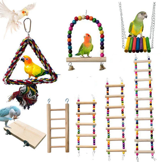 Wooden Bird Toys Small Parrot Chewing - ProPawPet.com