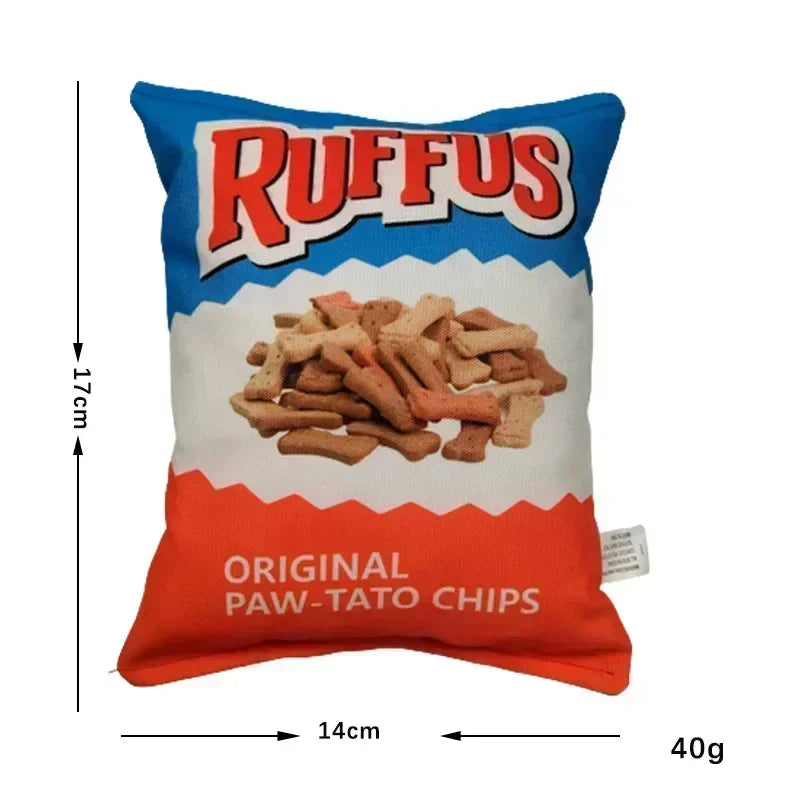 Interactive Potato Chip Bag Funny Dog Toys – Dog Supplies