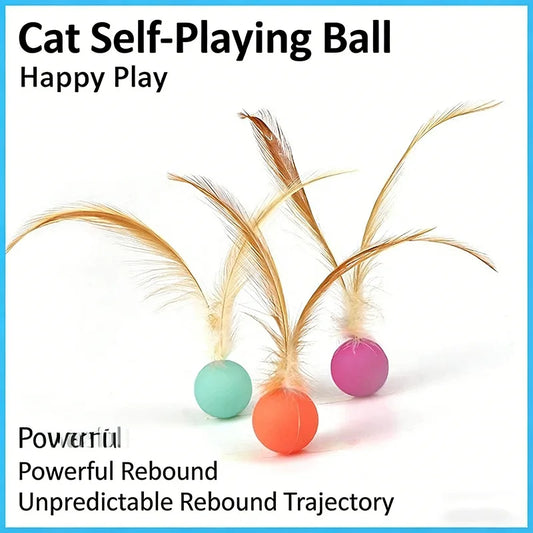 Soft Elastic Bouncy Cat Toy Luminous Glow - ProPawPet.com
