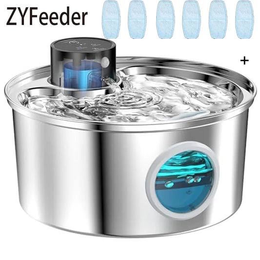 Stainless Steel Wireless Cat Water Fountain - ProPawPet.com