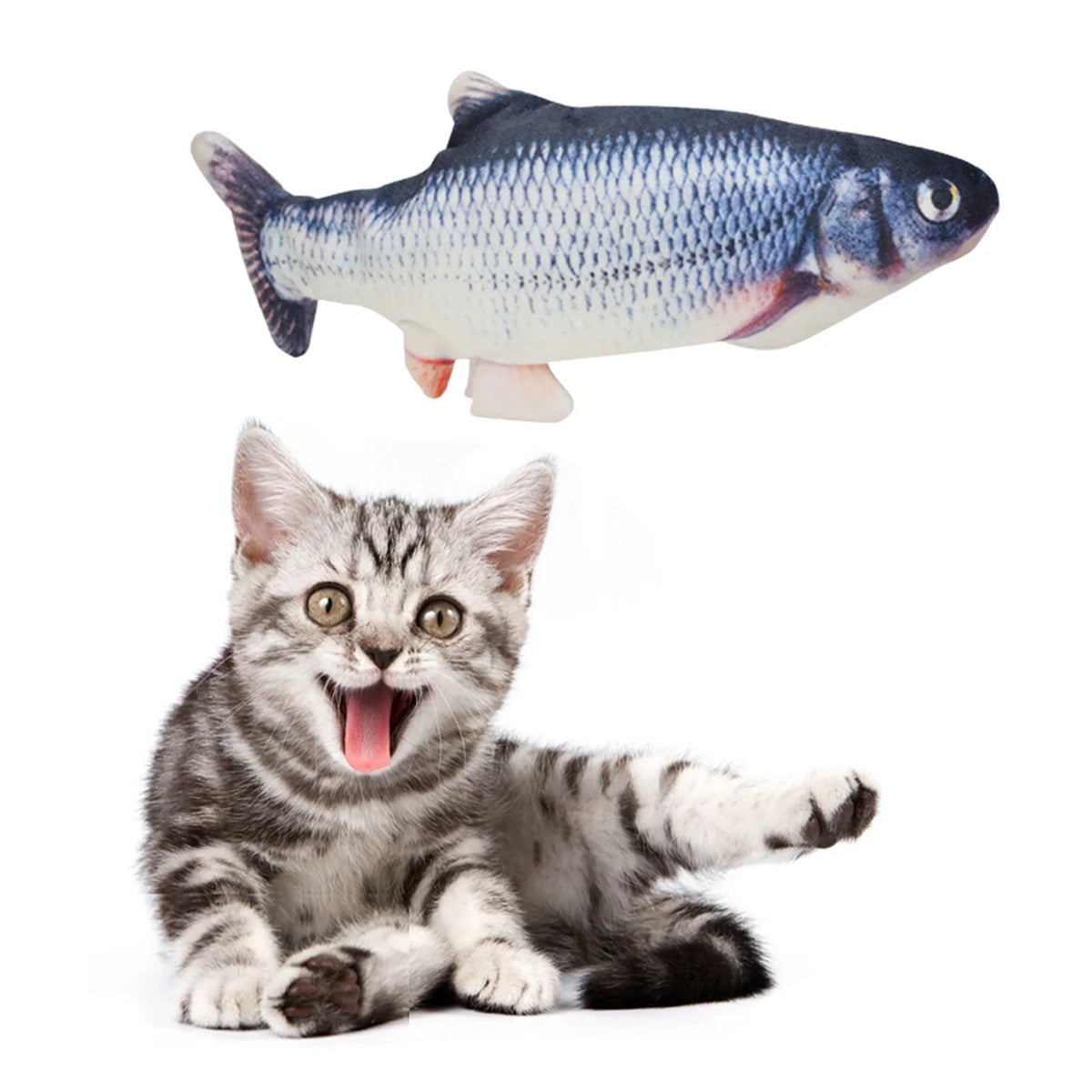Cat Toys Fish USB Charger Interactive Electric Floppy – Aquarium Supplies
