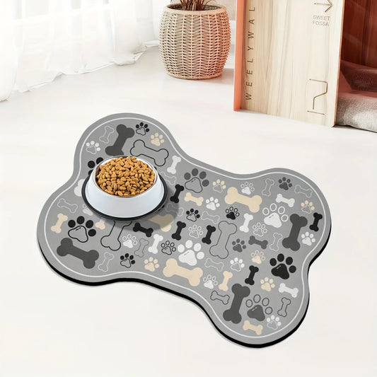 1pc Non-Slip Quick-Dry Geometric Fishbone - ProPawPet.com