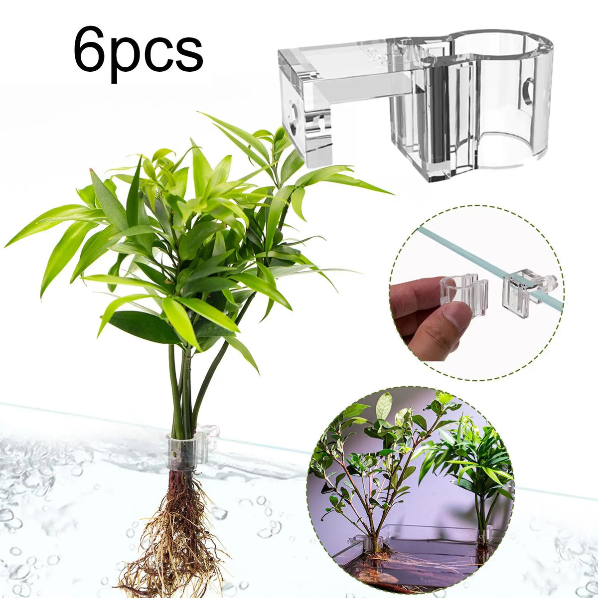 6Pcs Aquarium Plant Holder Support Cup Mini - ProPawPet.com
