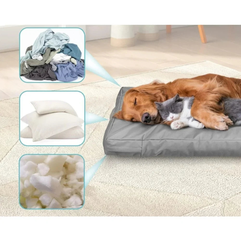 Grey 210D Oxford Fabric Bed Cover DIY - ProPawPet.com