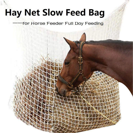 Nylon Hay Net Bag Slow Feed Bag for Horse - ProPawPet.com