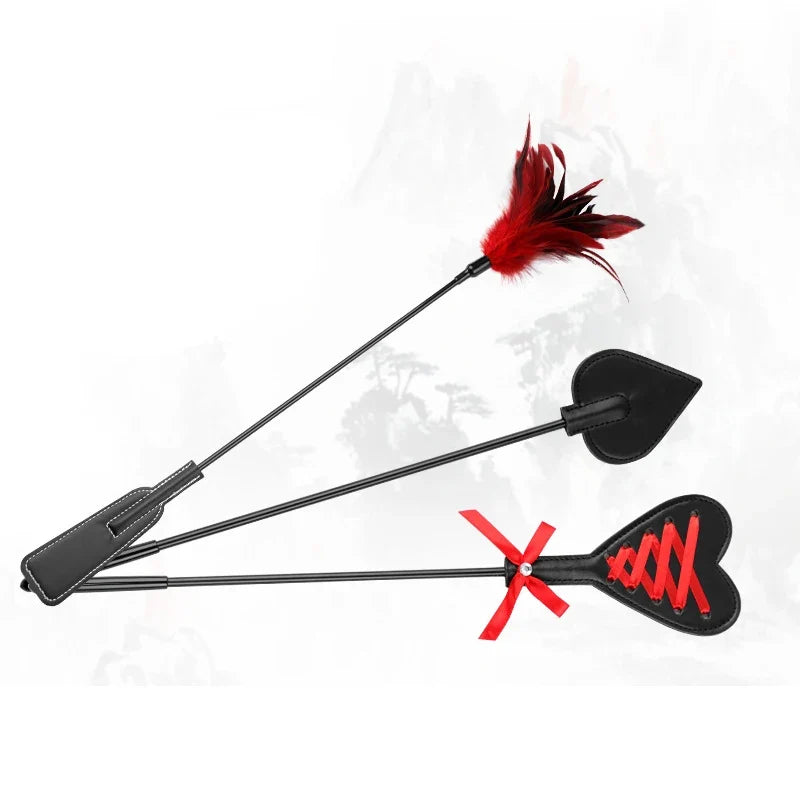 Pu Leather Feather Paddles,,Whip Spanking - ProPawPet.com