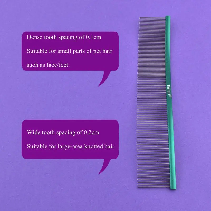 22cm Pet S Type Comb Professional Stainless - ProPawPet.com