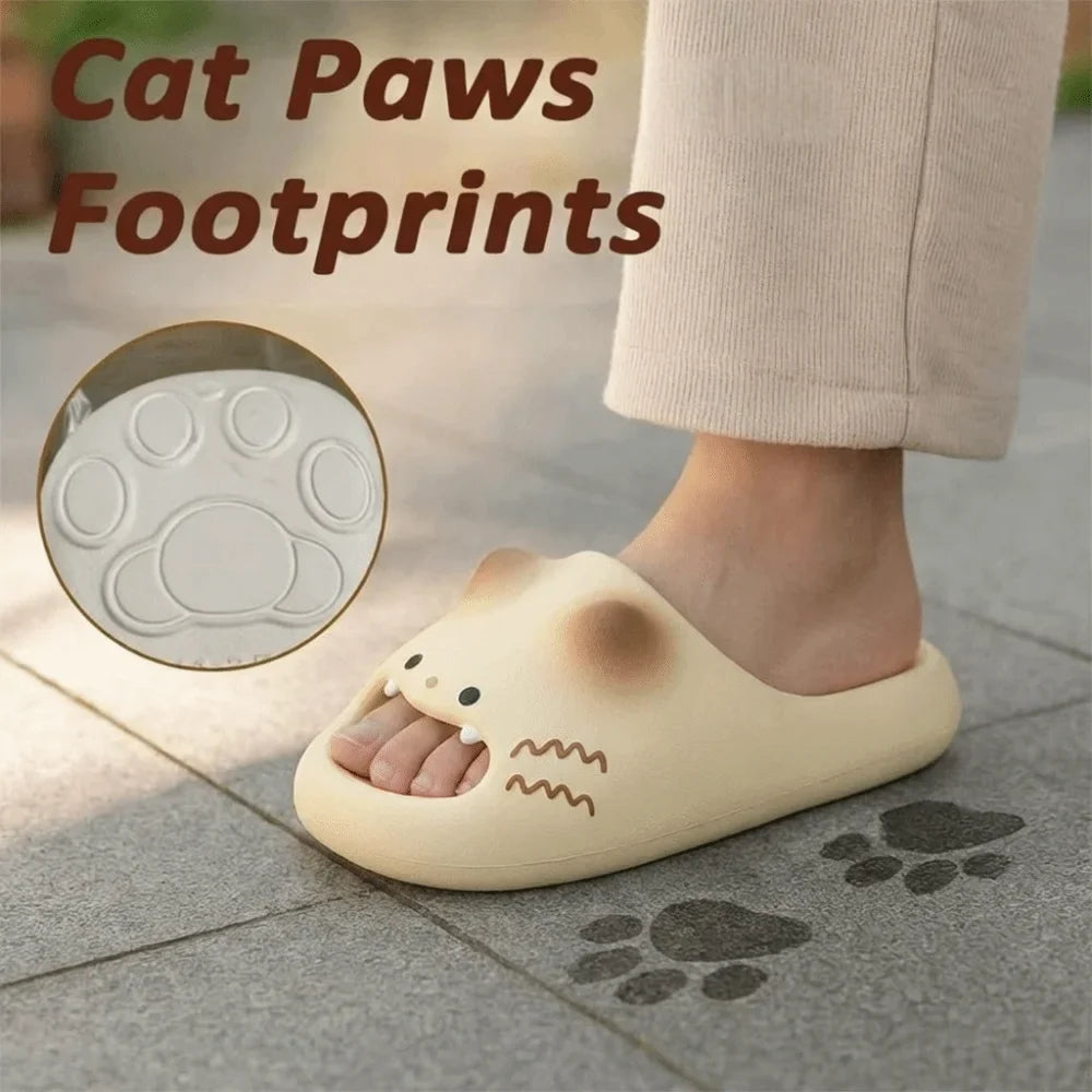 Adorable Waterproof Cat Slippers Bottom Cat - ProPawPet.com