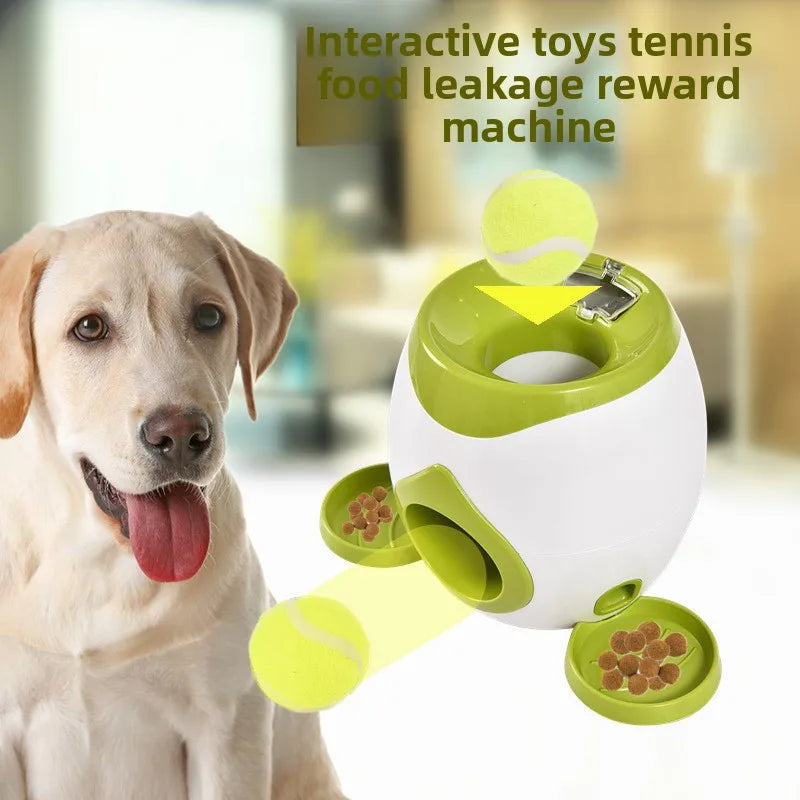2 in 1 Dog Pet Interactive Toy Tennis Ball - ProPawPet.com