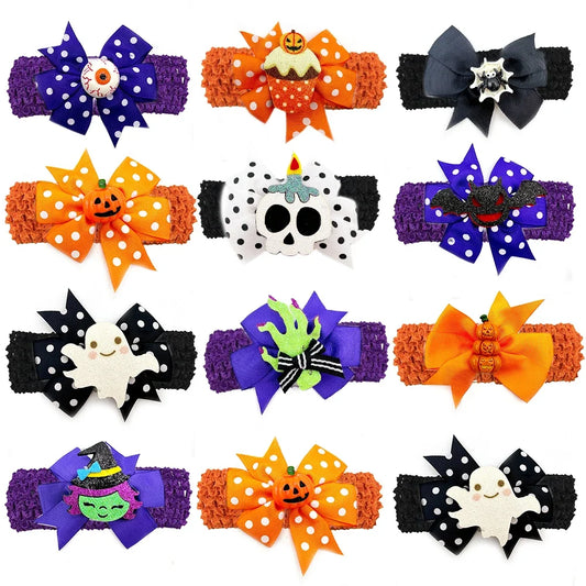 30/50pcs Halloween Pet Necktie with Elastic - ProPawPet.com