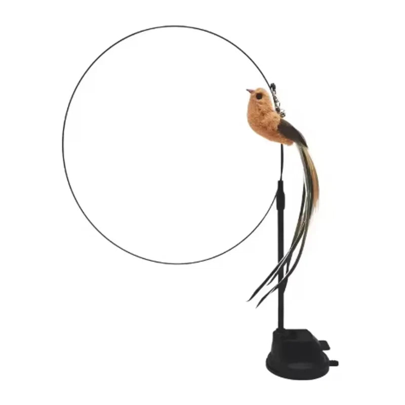 Cat Toys Self-sexy Feather Suction Cup – Cat Supplies