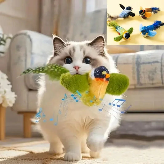 Electric Simulation Bird Interactive Cat Toy