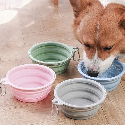 350ML Folding Dog Dish Collapsible Pet Bowl - ProPawPet.com