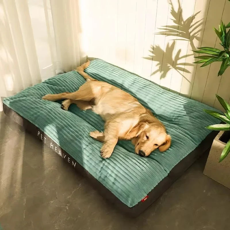 Corduroy Dog Bed Winter Warm Sleeping Pad