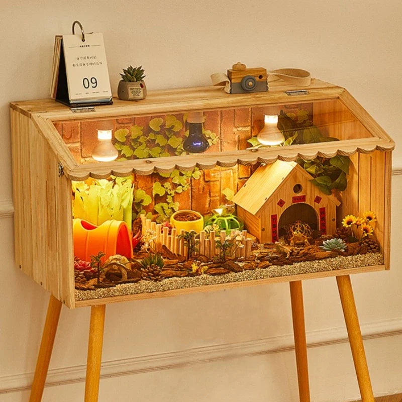 Reptile Pet Breeding Box Wooden Acrylic - ProPawPet.com