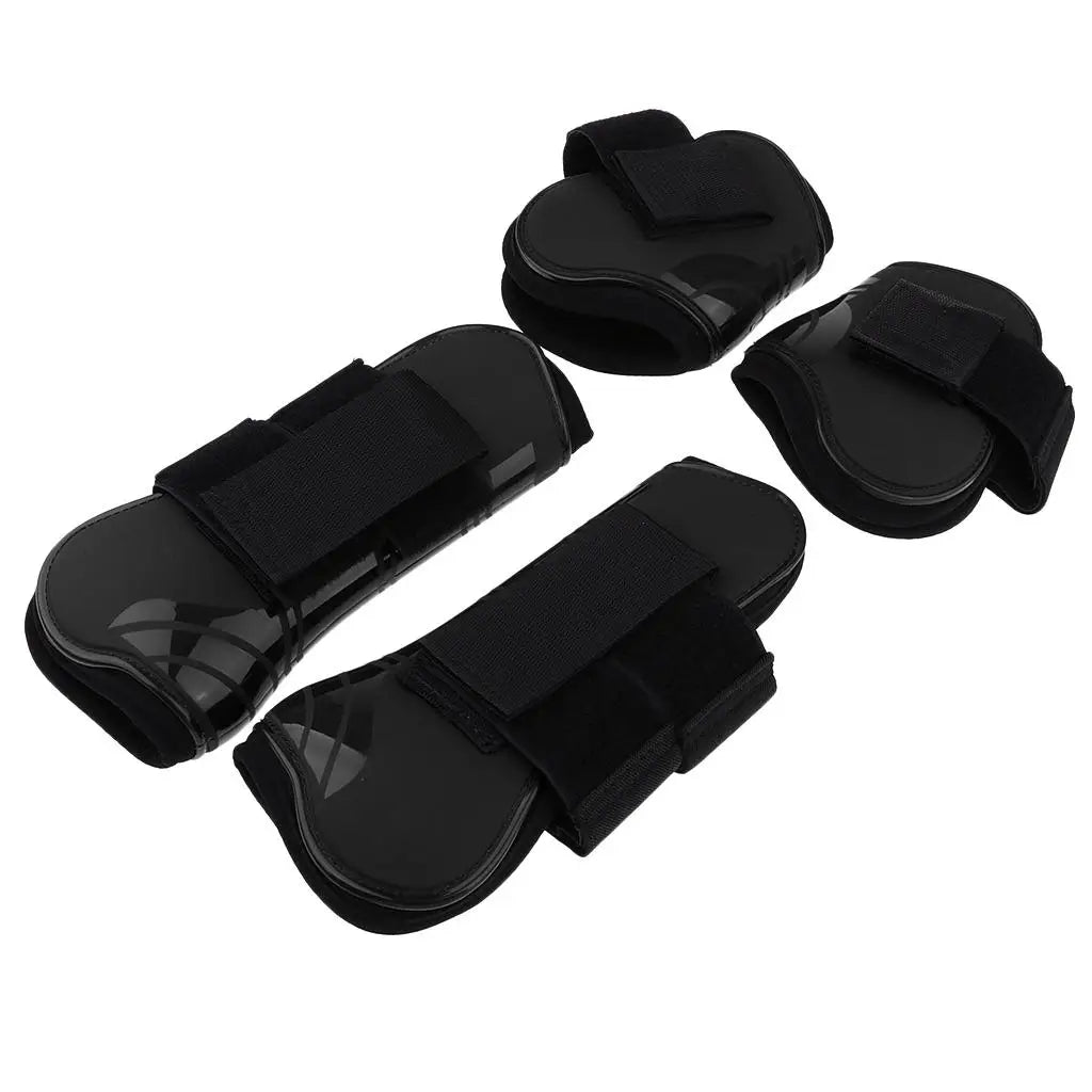 Horse Tendon Boot PU Material Neoprene Lined Protective Leg – 5 Colors