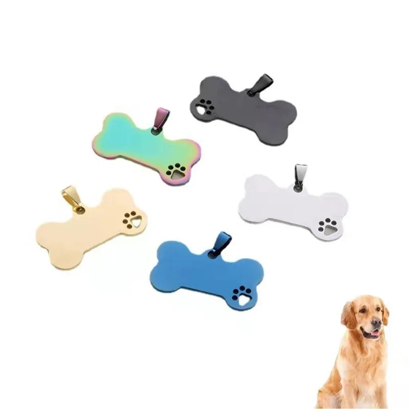50Pcs Stainless Steel Personalized Engraving - ProPawPet.com