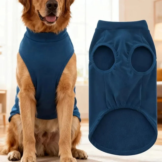 Cozy Solid Color Dog Sweater Soft Rug