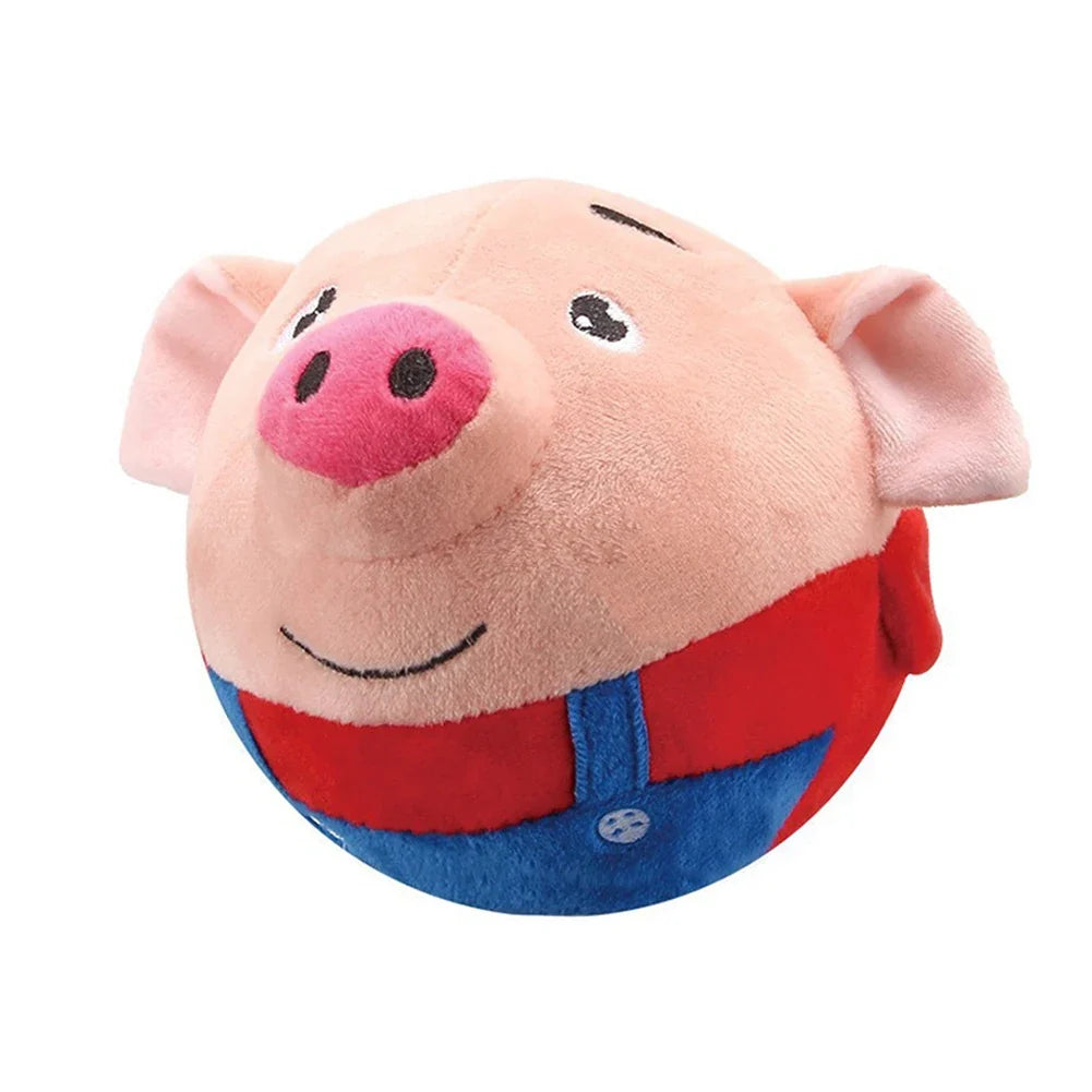 Plush Automatic Bouncing Toys Bite Resistant Funny Interactive – Dog Supplies