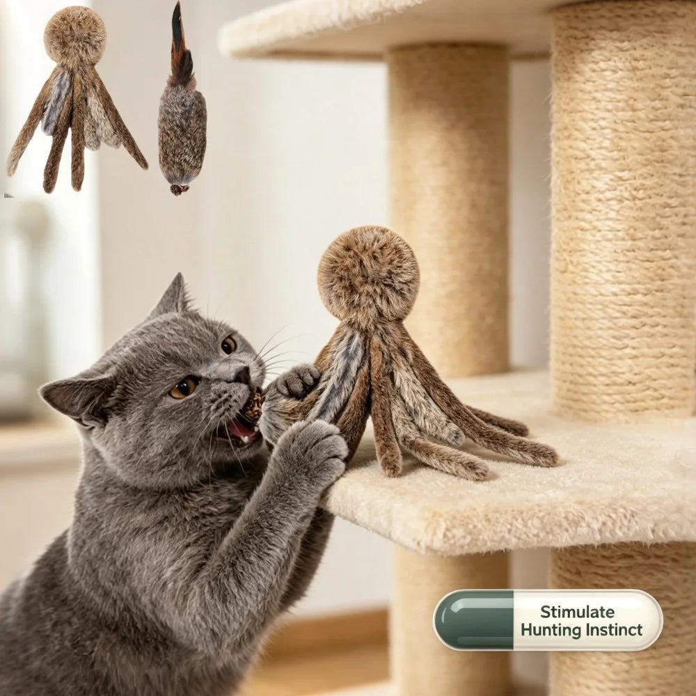Artificial Rabbit Fur Cat Toy Soft Plush - ProPawPet.com