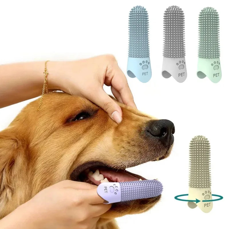 Pet Silicone Cleaning Nail Brush Finger - ProPawPet.com