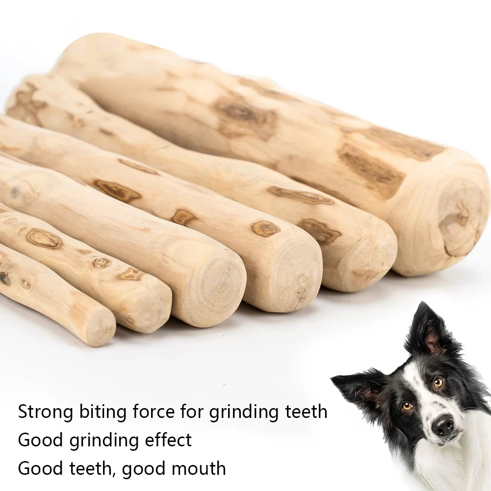 Natural Coffee Wood Dog Chew Toys Long - ProPawPet.com