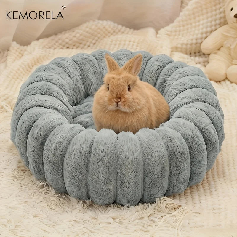 Plush Round Pet Bed Washable Soft Nest for - ProPawPet.com