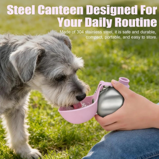 2-in-1 Portable Dog Water Bottle 285ML - ProPawPet.com