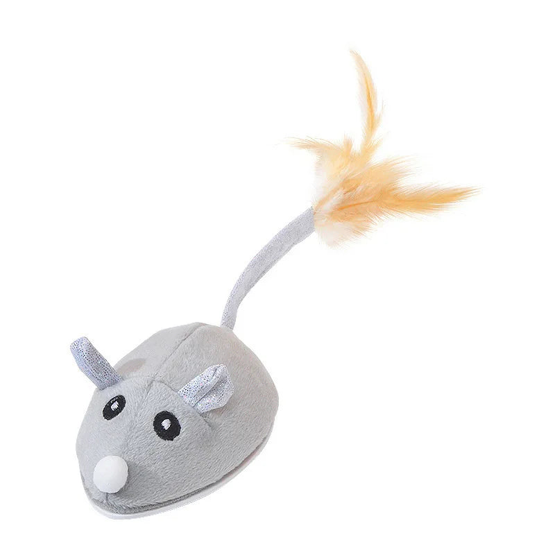 Rechargeable Smart Mouse Plaything for Cats Moving Rat