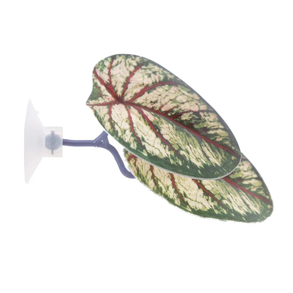Plastic Betta Fish Rest Leaf Simulated Lotus - ProPawPet.com