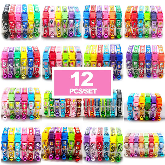 12 Pcs Collars for Cat Collar With Bell - ProPawPet.com