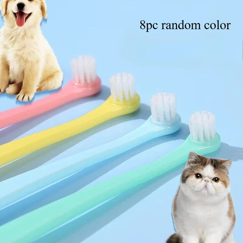 Pet Toothbrush Micro Head Dog & Cat Teeth Cleaning Grooming Brush – Dog Supplies
