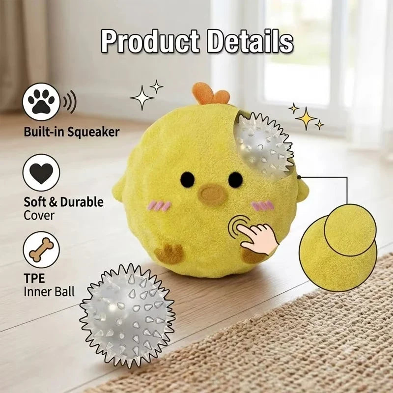 Squeaky Dog Chew Toy Soft TPR Molar Teeth - ProPawPet.com